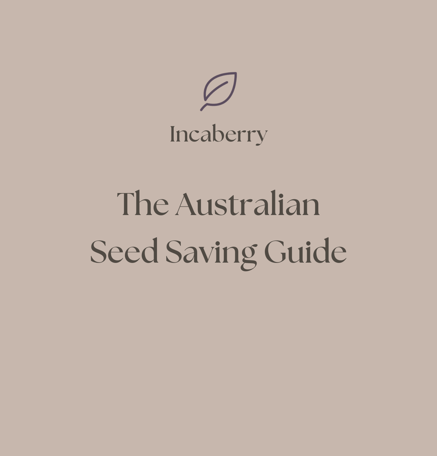 Beginners Seed Saving Guide (PDF Download)