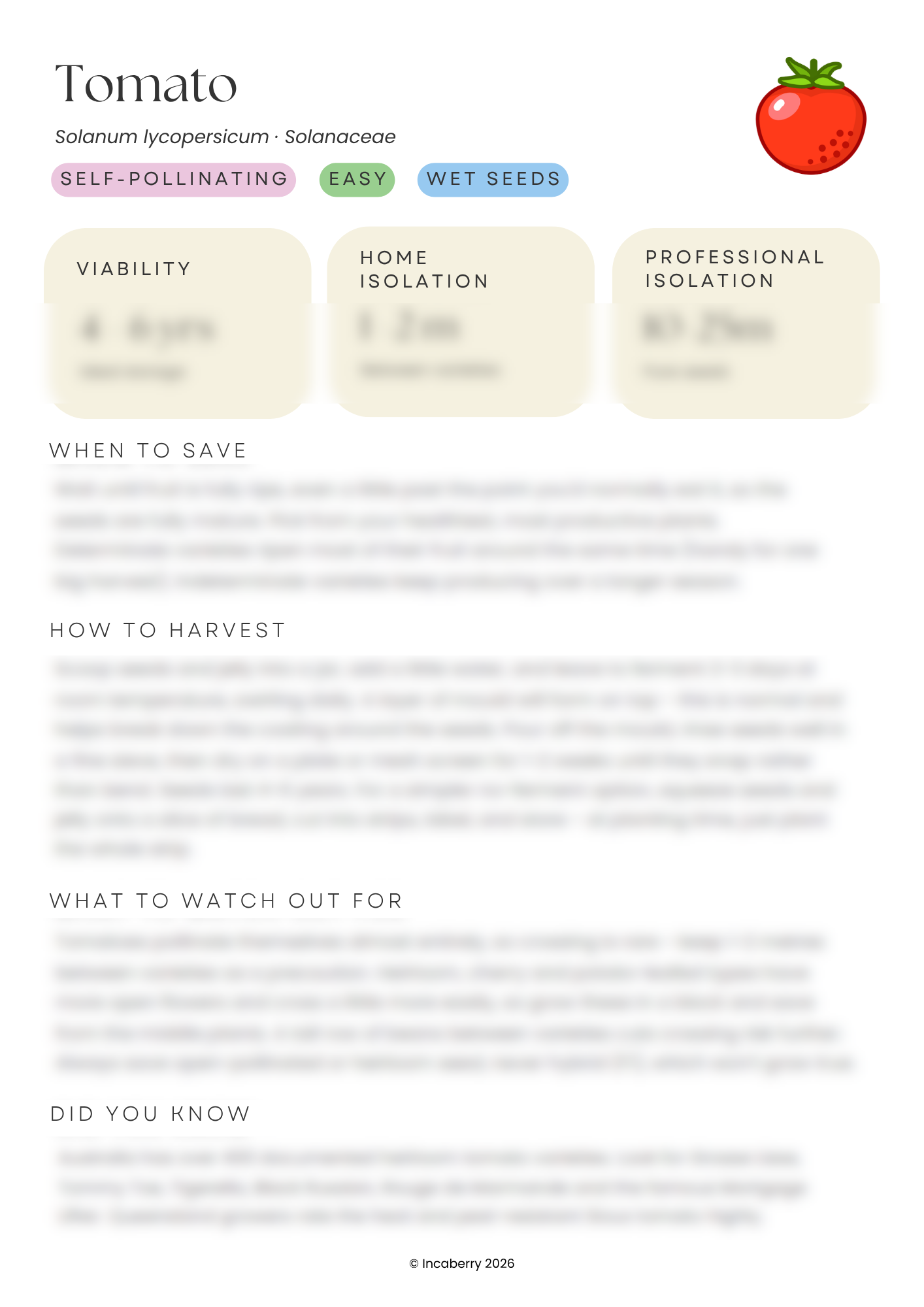 Beginners Seed Saving Guide (PDF Download)